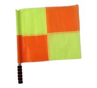 wisoolkic Bandiera dell'arbitro, bandiera portatile per la sicurezza stradale, per campo da calcio, quadrato piccolo, Piazza Grande