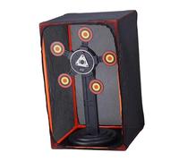 wisoolkic Bersaglio Digitale con Reset Automatico e punteggio Digitale per Feste, Veranda, Soggiorno, 25x25x41 cm