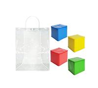 wisoolkic Blocchi impilabili a 6 lati Dadi di apprendimento Facile da pulire morbida Gioco di dadi Strumenti educativi multiuso Giocare a giocattoli educativi Bomboniere per la famiglia Giochi