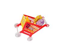 wisoolkic Carrello della spesa con accessori per giochi di ruolo, divertenti esperienze di apprendimento nel gioco ruolo del supermercato, accessorio da cucina realistico per bambini.
