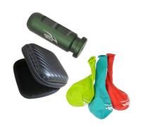 wisoolkic Equalizzazione dell'orecchio per l'apnea con Scatola portaoggetti Bilanciamento della Pressione dell'orecchio per l'apnea Rosso, Verde, 5.9 Centimetri