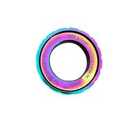 wisoolkic Freno a Disco per Bicicletta Centerlock Disco con ghiera di bloccaggio a 6 bulloni Lega Sette Colori