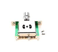 wisoolkic Interruttore pickup Dimensioni compatte Accessori per strumenti Regolatore di livello Lavorazione Parte sostituita Attrezzatura musicale Forniture per chitarra, D'argento, GN204