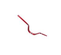 wisoolkic Manubrio per bicicletta con barra rialzata estensibile, 2 attacchi, manubrio per mountain bike Ride With Control, 31,8 mm, Rosso, 720 mm
