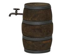 wisoolkic Miniature Botte di birra in legno Mobili per fusti di casa delle bambole Botte vino per collezionisti birra in miniatura per la decorazione una casa delle bambole Per scala 112.