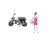 wisoolkic Modello di ragazza in piedi in Per scala 1/64 realizzato a mano utilizzando una resina robusta, eccellente per la decorazione di tavoli sabbia. Ben realizzato e realistico. Il modello