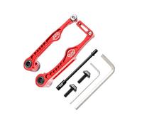 wisoolkic Robusto e Durevole. Pratico Set di pastiglie per Freni a V, Adatto per Mountain Bike, Facile da installare, per Bici da Strada in Lega, Mountain Bike, BMX, Rosso, 126x60.8 mm