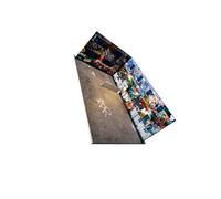 wisoolkic Scenario di parcheggio per auto in Per scala 1 64 che mostra una collezione di veicoli con effetti luce straordinari Layout diorama per parcheggi per auto in miniatura