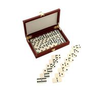 wisoolkic Set di domino per adulti e bambini, in scatola di melamina, per serate gioco in famiglia, divertimento e coinvolgimento. Offre numerosi pezzi per una varietà giochi domino. Goditi