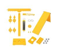 wisoolkic Set di esperimenti di fisica con pulegge interattive che coinvolgono i bambini con concetti meccanica affascinanti in casa Educazione scientifica Kit esperimenti fisica Giocattolo educativo