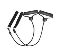 wisoolkic Set di fasce di resistenza universali, fascia resistenza per trampolino, corda elastica, esercizi fitness con maniglie per donne e uomini, esercizi allenamento