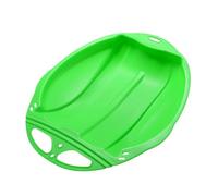 wisoolkic Slitta da neve invernale leggera per esterni, idea regalo per bambini, slitta da discesa per bambini, ampiamente utilizzata, adatta per lo sulla, Verde, 47x41x7.5 cm