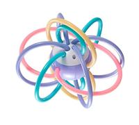 wisoolkic Sonagli per Neonati, Palline da dentizione per Neonati, Giocattoli per di 3 Mesi, Bright Starts, Regali sensoriali da Masticare, Palline dentizione Multicolori, Natale, 3-6 di