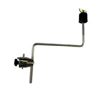 wisoolkic Supporto per piatti per batteria con struttura in metallo affidabile e morsetto universale per fissare in modo sicuro e senza sforzo vari accessori per batteria, morsetto di estensione per,