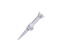 wisoolkic Tee da Golf Professionale a 4 Punte con Parte Superiore ad Artiglio in plastica, 3'' di Lunghezza, ausilio per l'allenamento del Golf, Bianco, Bianco, 76x16mm