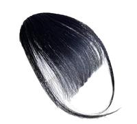 Wispy Bangs Clip per capelli parrucca di capelli veri capelli umani frangia per le donne - Copre dimagrante Uso quotidiano Fette Sorelle Moglie Estensione della frangetta per riunione