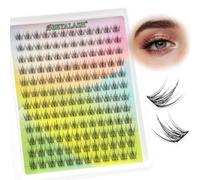 Wispy Ciglia Finte Ciuffetti Manga Extension Ciglia 144pcs Natural Cluster Lashes C Curl Natural Individual Lashes 10-13mm Lash Clusters Anime Lashes Individual Eyelashes Clusters by Obeyalash