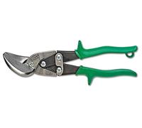 Wiss M7R 235mm/ 9-1/4-Inch MetalMaster Cesoia sfalsata con impugnature ergonomiche antiscivolo in materiale singolo per un controllo eccellente - Verde