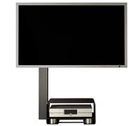 wissmann raumobjekte Robusto supporto per TV 125-S (elegante rialzo per TV, in acciaio verniciato a polvere, Made in Germany