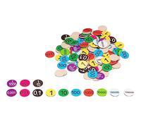 WISSNER® 080440.000 WISSNER - Piastrine per apprendimento Attivo, 356 Volte decimali, Multicolore