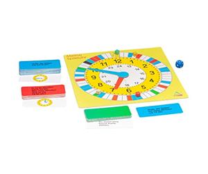 WISSNER 200090.Imp - Gioco educativo per 2 - 4 Giocatori, apprendimento di Orologi analogici e digitali, giocoso per Imparare a studiare Il Successo