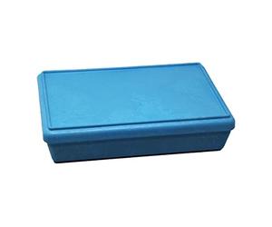 WISSNER active learning - Scatola con coperchio impilabile blu - RE-Wood®