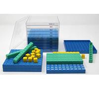 WISSNER® aktiv lernen - Cubo decimetro cubico in 3 colori - RE-Plastic®