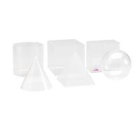 WISSNER® Aktiv lernen - Set di Forme del Corpo Trasparente, 6 Parti - RE-Plastic®