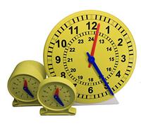 WISSNER® aktiv lernen - Set di orologi, 25 pezzi - RE-Plastic®
