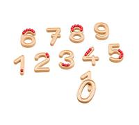 WISSNER Aktiv lernen-Zahlensatz mit Kugeln-RE-Wood Learning Game, Multicolore, S, R80000.000