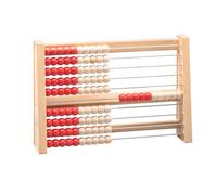 WISSNER Gioco Educativo - Telaio in legno con ROSSO / BIANCO