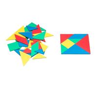 Wissner Tangram Puzzle Set di 4 Puzzle cinese - Robusto - Realizzato in plastica solida