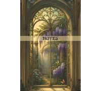 Wisteria Garden Window Notebook: 120 pages with a beautiful Art Nouveau style cover