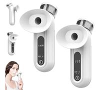 Wistie Dry Eye Steamer, Wistie Steam Therapy Wand, Portable Rechargeable Eye Steam with 6 Soothing Modes & 3 Adjust Temperatur, for Home, Offices, Travels (2 Pcs)
