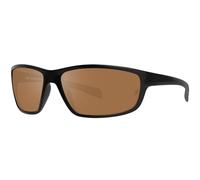 WISTON Occhiali da sole XL Z87 per grandi teste larghe uomo donna TR90 Ultralight Wrap Around Shades UV400 occhiali di sicurezza W8700, Nero opaco/Marrone, X-Large