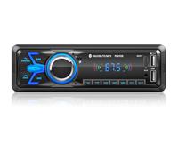 Wistrue Autoradio Bluetooth 1 DIN - Stereo Auto Con FM Radio, Lettore MP3, 2 USB, Ricarica Rapida, SD, AUX, Telecomando - Compatibile iOS/Android