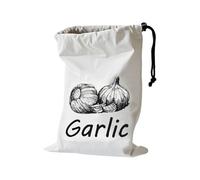 Wisylizv 2pcs Borsa portaoggetti per cipolla - Borsa per aglio con cipolla di patate da 36 cm con cordino e chiusura a zip laterale | riutilizzabile con verdure respirabili contautore alimentare