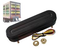 Wisylizv 58 LED Trailer Tail Light - Color Sequential Turn Signal Stop Brake Lamp | 10 30V Waterproof Combination Rear Light For Trucks Trailers Caravans RVs