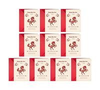 Wisylizv Biglietti Di Auguri Di Capodanno, Artigianato Cartoline Decorative, Con buste di Capodanno 2026 Anno del Cavallo, per le Feste Invernali Ringraziamenti Riunioni