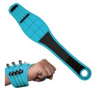 Wisylizv Braccialetto magnetico per strumenti, con 9 magneti, cinturino magnetico per attrezzi, con cinturino da polso, per papà, marito, nonno