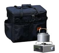 Wisylizv Camping Bags For Men - Portable Large Capacity With Hooks,Outdoor Storage Bag With Hooks | For Tool Equipment Tea Set Tableware Bottle Picnic Hiking Fishing