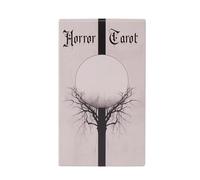 Wisylizv Carte del mazzo di tarocchi horror | Mazzo oracolo psicologico portatile per divinazione, intuizione futura, letture passate e divertimento da tavolo