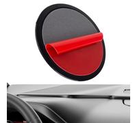 Wisylizv Dashboard Adhesive Disk 80mm - High Traction Suction Cup Mounting Pad | Anti Slip GPS & Phone Holder Base | PC Sticky Pad With Industrial Double Sided Tape For Textured Surfaces