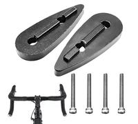 Wisylizv Distanziatore per manubrio della bicicletta, distanziatore per manubrio, antiscivolo, leggero, ideale per bici da montagna e su strada