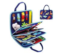 Wisylizv Educational Learning Sensory BusyBook - Kids Activities | Interactive Educational Sensory, Portable Preschool Learning Attivities BusyBook for Preschool, Kids