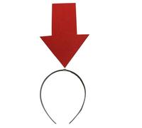 Wisylizv Fascia per capelli con punto esclamativo | Divertente fascia per capelli con punta di freccia, per capelli per carnevale in maschera