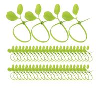 Wisylizv Garden Cable Ties - Plant Flower Support Straps | Flexible SelfLocking Wire Zip Ties | for Indoor, Outdoor, Garden, Backyard, Patio, Home, Greenhouse, Fence