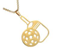 Wisylizv Gioielli Pickleball,Acciaio inossidabile Gioielli Sport - Fascino Sportivo Hollow per Attività Esterne, Porto Quotidiano, Se référer au descriptif, Acciaio inossidabile, riferimento alla