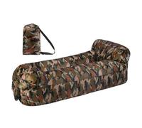 Wisylizv Inflatable Lounger - 70 cm Inflatable Couch with Storage Bag | Oxford Cloth Portable Air Filled Lounger | Camping Travel Gear | Impermeabile Scratch Resistant for Beach Hiking Festivals