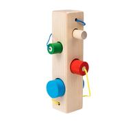 Wisylizv Kids Lacing Toy | Wooden Cylinder Match Puzzle | Educational Learning Matching Toy, Interactive Matching Activity Puzzle For Fine Motor Skills